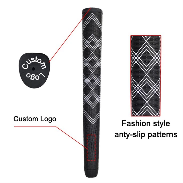 Custom Logo Putter Grips – Genuine Leather With Top-Quality Embroidery & Colors factory