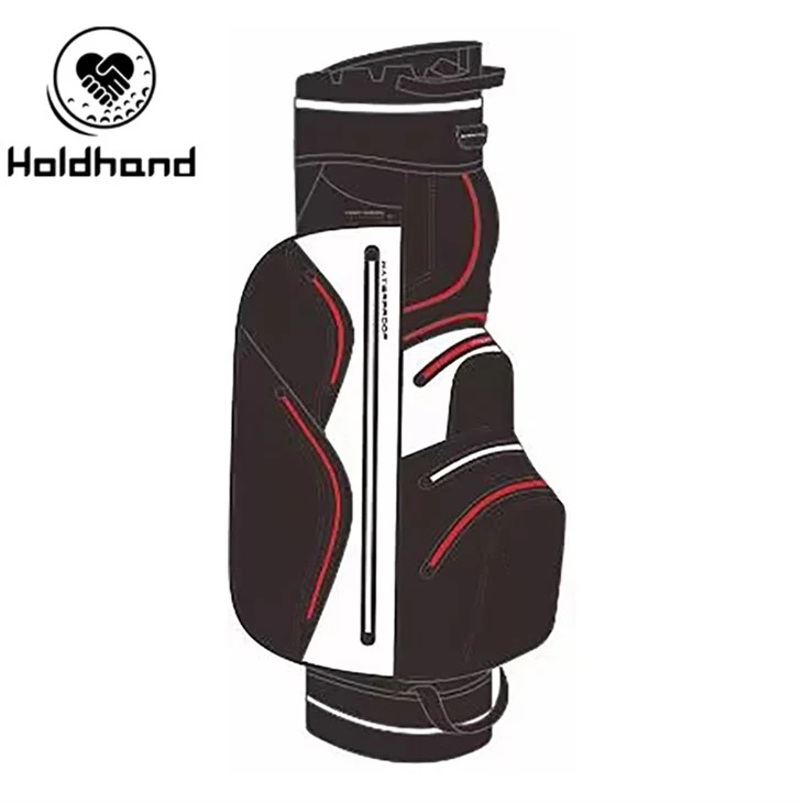 Customize Brand Color Hot Design Pu Leather Material Golf Cart Bag suppliers