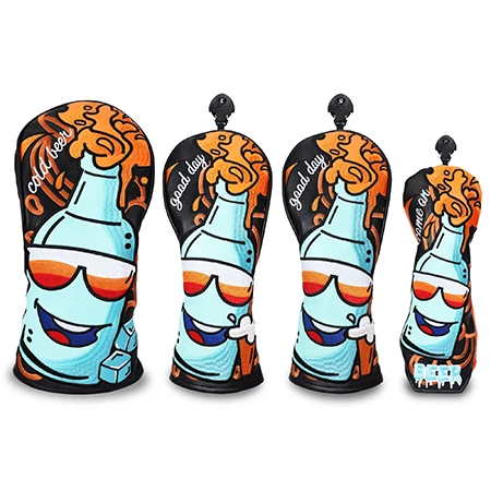 OEM Golf Head Cover PU Da tùy chỉnh