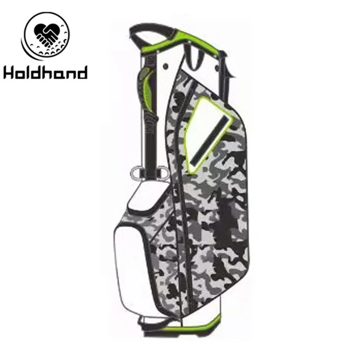 Bán buôn Thiết kế da Pu tùy chỉnh Túi golf tùy chỉnh Túi đứng golf từ nhà máy