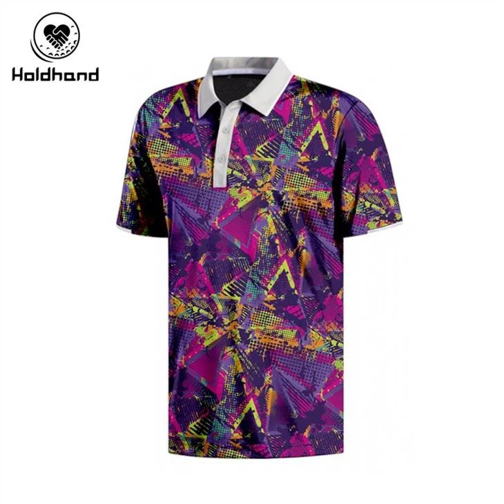 Popular Men's Polo Shirt Custom Golf Polo Shirt Printed Logo Design